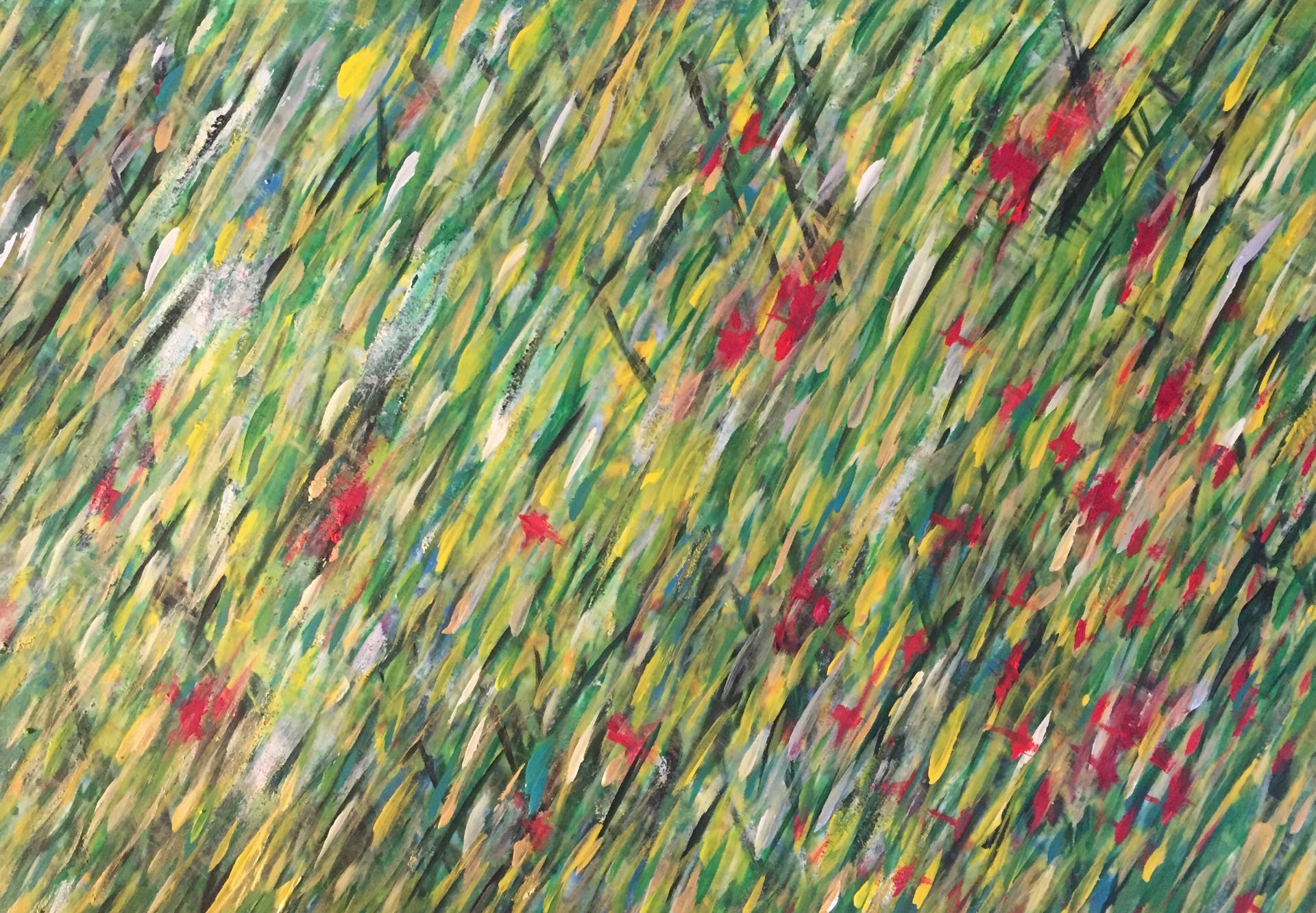 001 45x32cm su carta riciclata  #fedetoth2021 #tecnicamista #acquerello #acrilico #olio